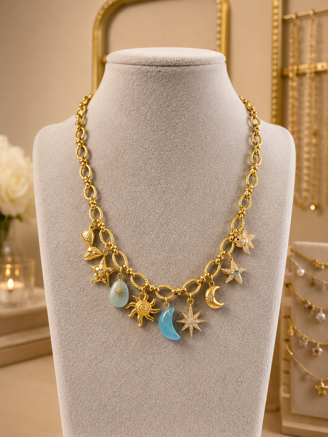 Gold Rolo Necklace